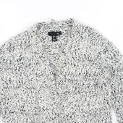 Atmosphere Womens White  Knit Cardigan Jumper Size 8