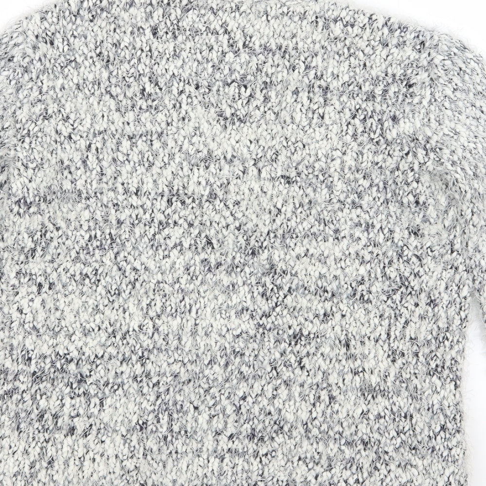 Atmosphere Womens White  Knit Cardigan Jumper Size 8
