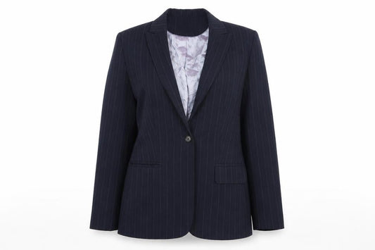 Womens UK Size 14 Autonomy Regular Blue Suit Jacket