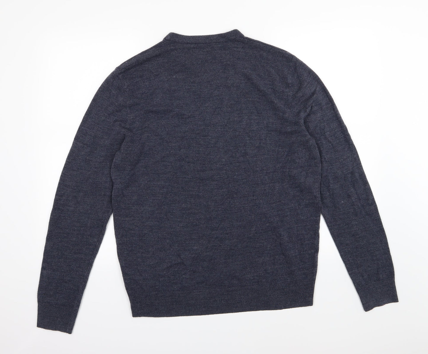 BHS Mens Blue  Knit Pullover Jumper Size S