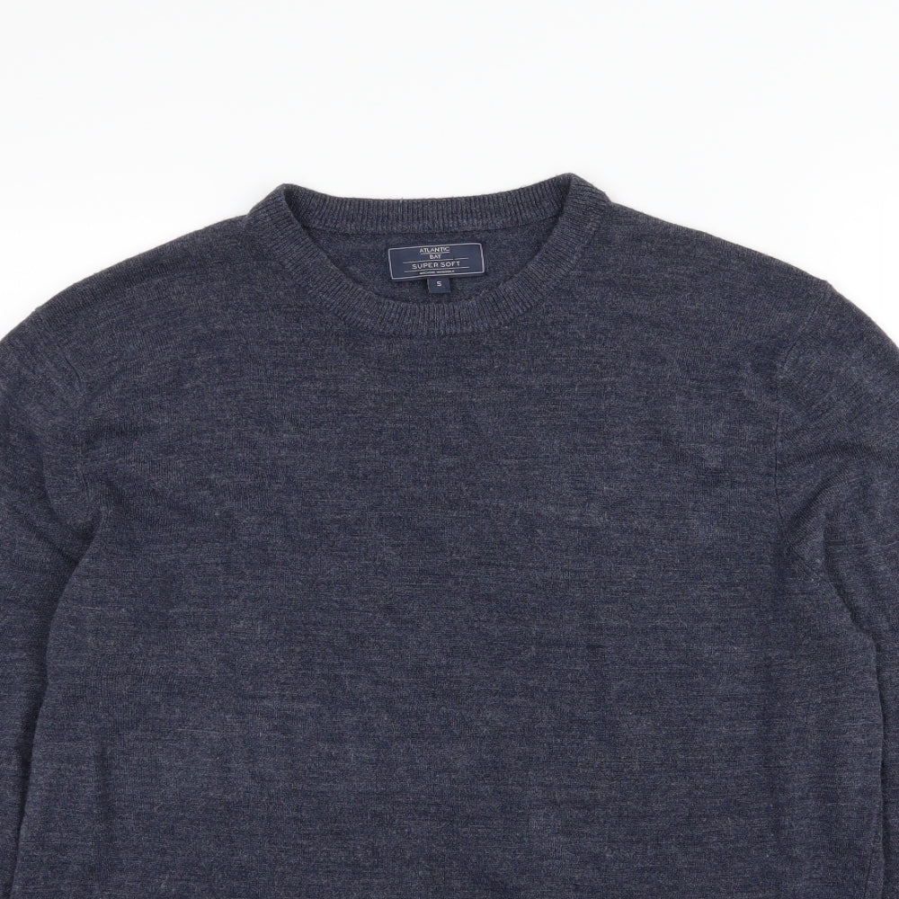 BHS Mens Blue  Knit Pullover Jumper Size S