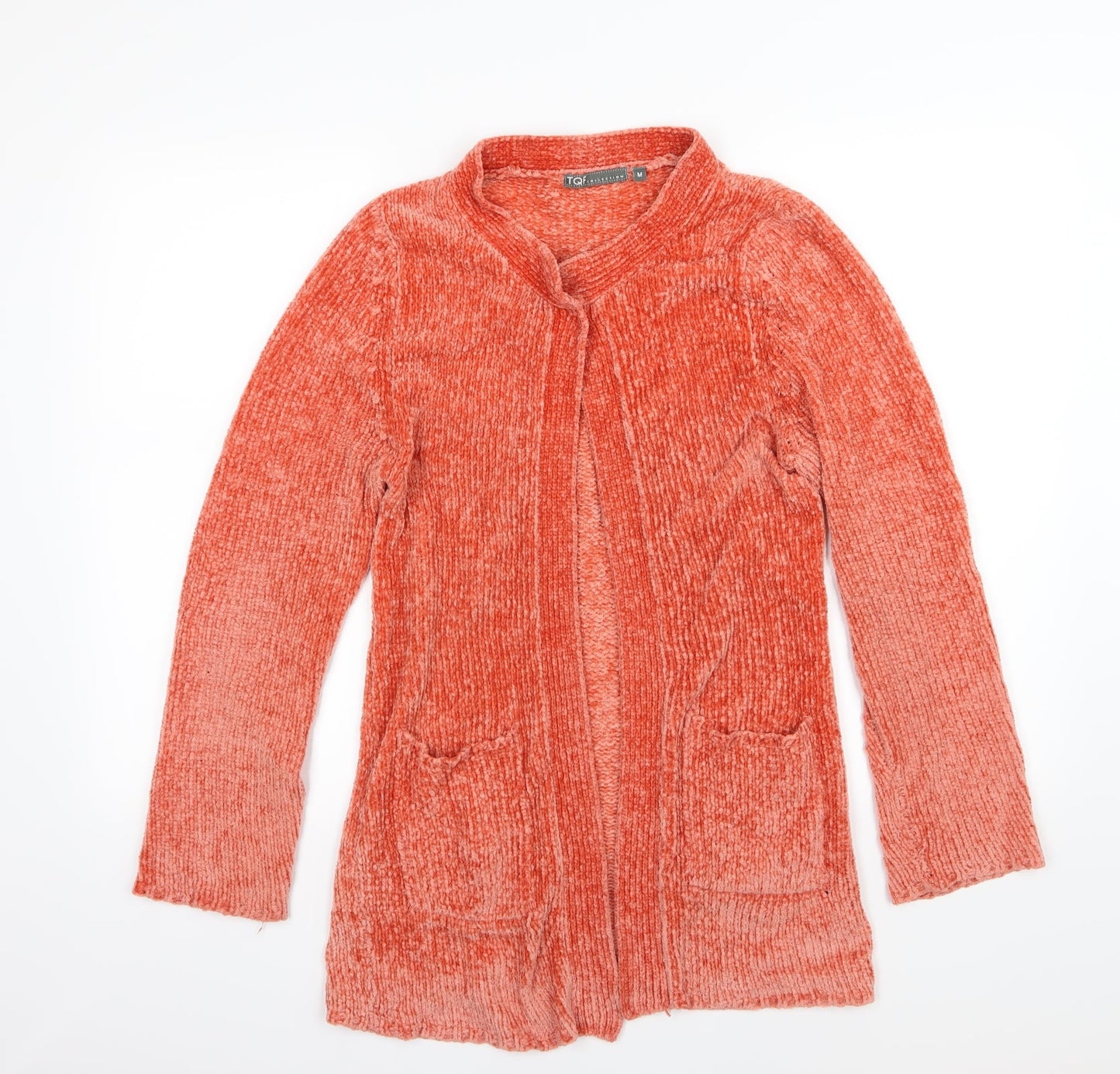 TQF Womens Pink  Knit Cardigan Jumper Size M