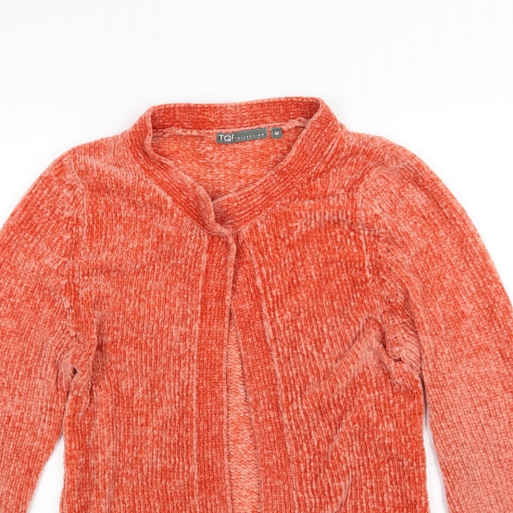 TQF Womens Pink  Knit Cardigan Jumper Size M