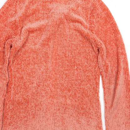 TQF Womens Pink  Knit Cardigan Jumper Size M