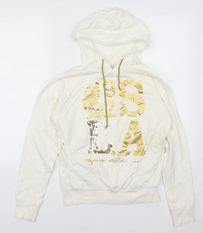 Select Womens White   Pullover Hoodie Size S  - LA