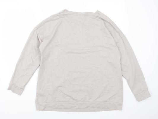 Womens UK Size 12 ASOS Grey Pullover Sweatshirt