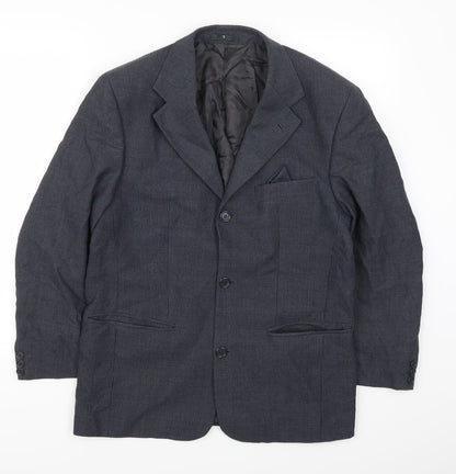 Kartel Mens Blue   Jacket Suit Jacket Size 38