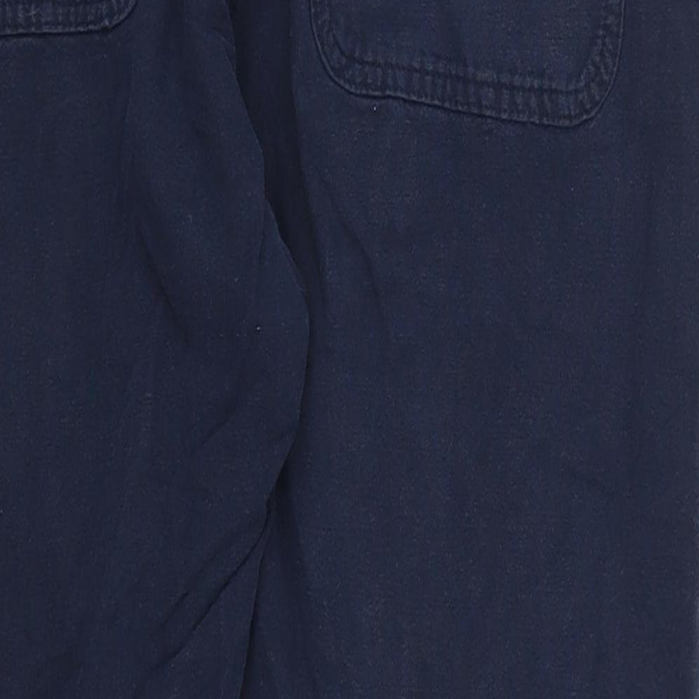 Womens UK Size 8 H&M Regular Fit  Blue Trousers