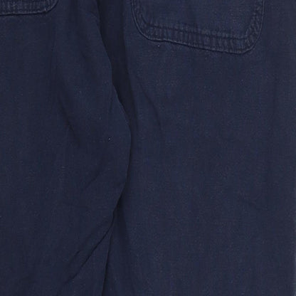 Womens UK Size 8 H&M Regular Fit  Blue Trousers