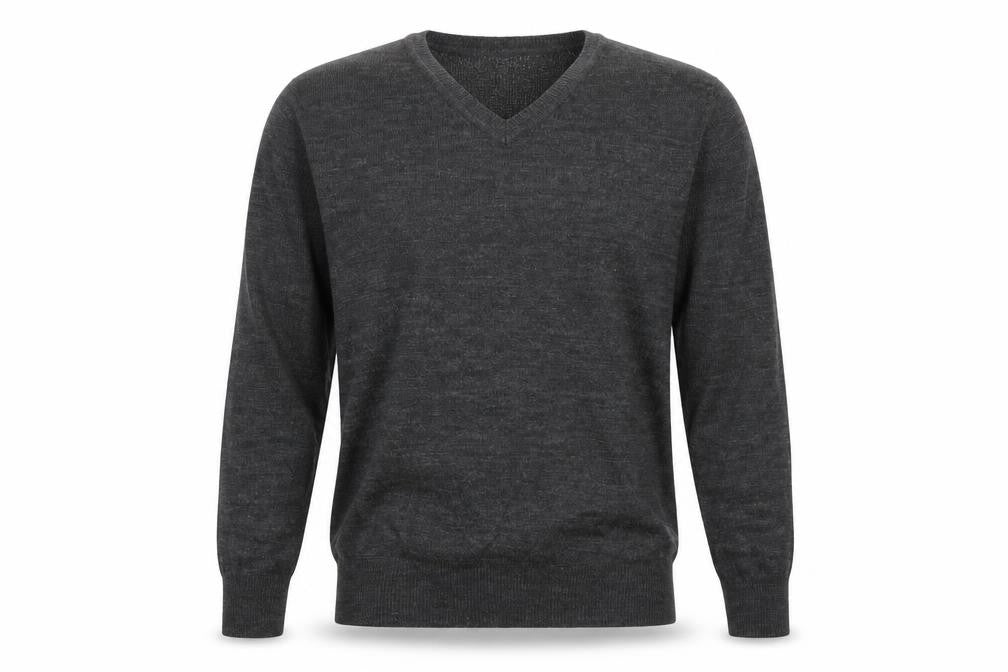 Mens UK Size S F&F Grey Henley Jumper