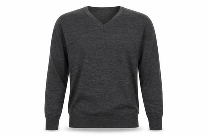 Mens UK Size S F&F Grey Henley Jumper