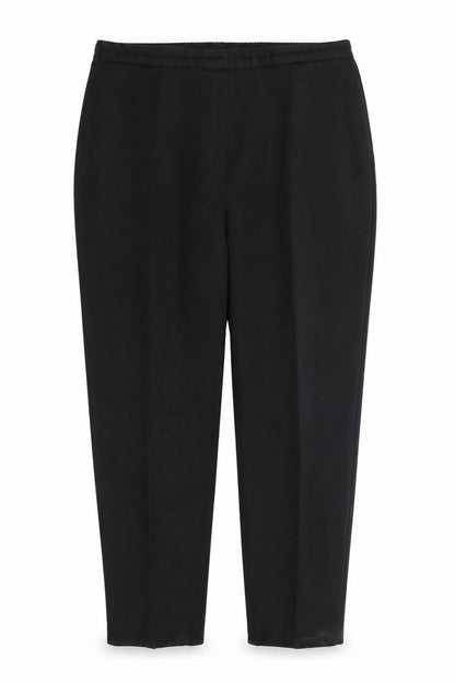 Womens UK Size 16 C&A Regular Fit  Black Trousers
