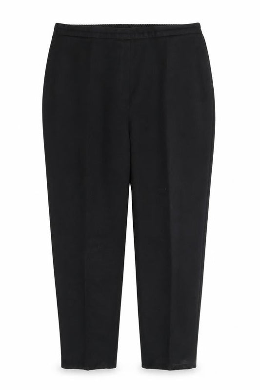 Womens UK Size 16 C&A Regular Fit  Black Trousers