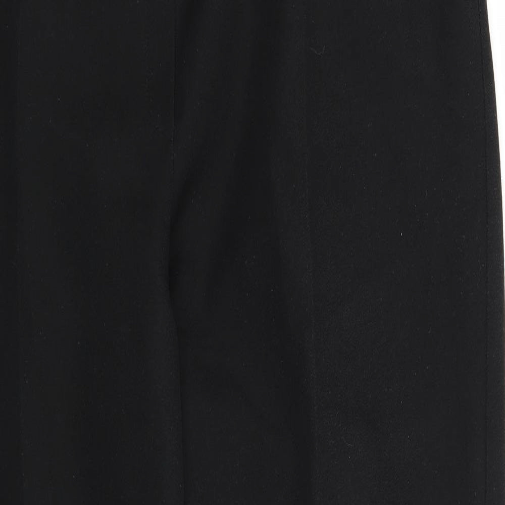 Womens UK Size 16 C&A Regular Fit  Black Trousers