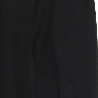 Womens UK Size 16 C&A Regular Fit  Black Trousers