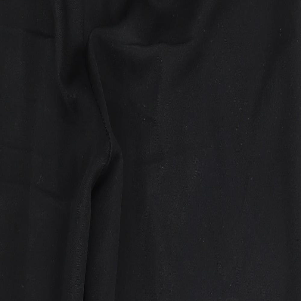 Womens UK Size 16 C&A Regular Fit  Black Trousers