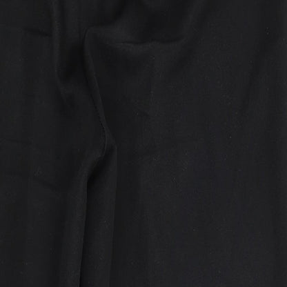 Womens UK Size 16 C&A Regular Fit  Black Trousers