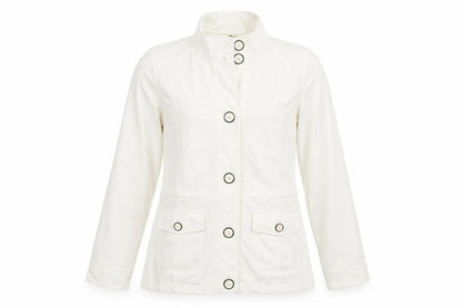Womens UK Size M Bonmarché White Jacket