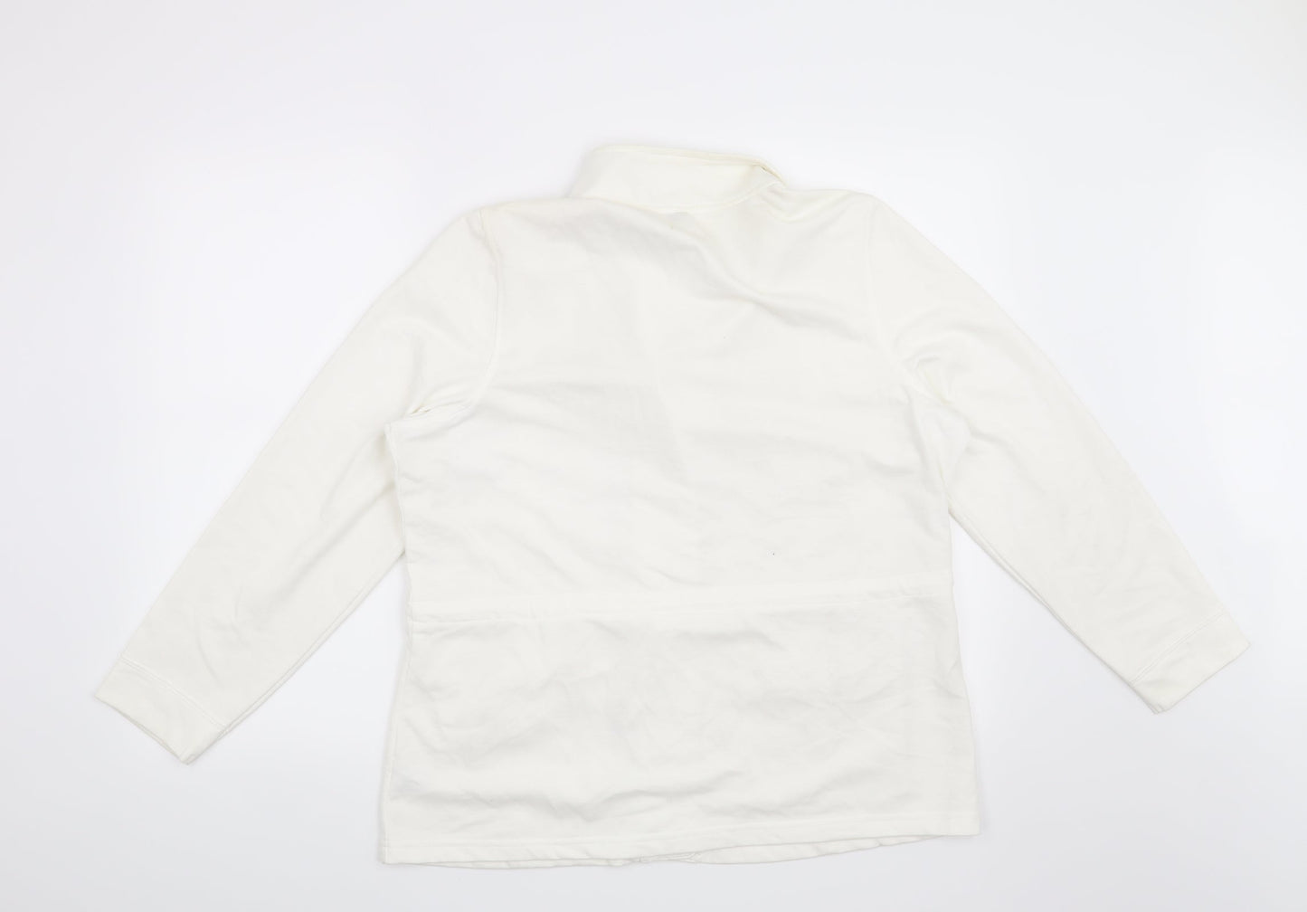 Womens UK Size M Bonmarché White Jacket