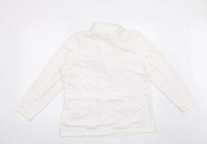Womens UK Size M Bonmarché White Jacket