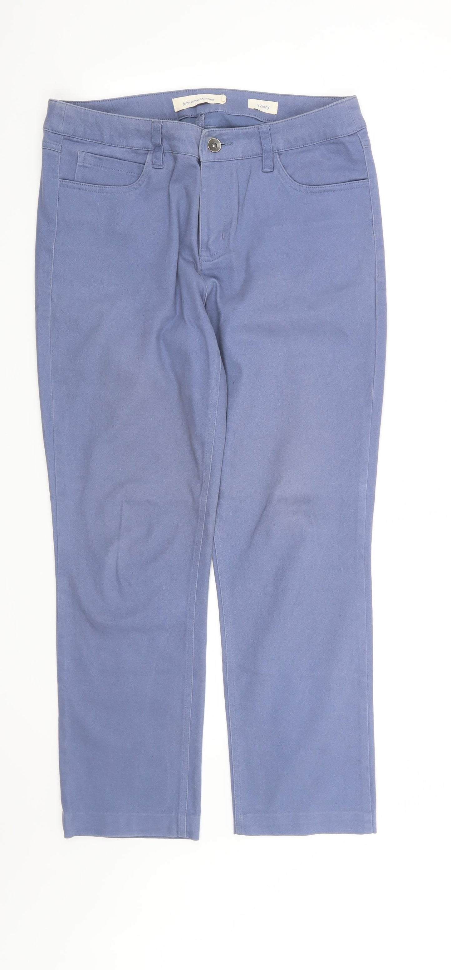 Womens UK Size 10 John Lewis Regular Fit Skinny Blue Jeans