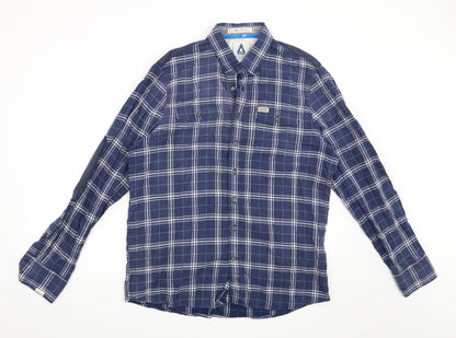 Mens UK Size L Gaastra Blue  Button-Up Long Sleeve Casual Shirt