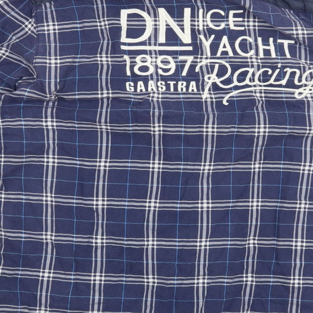 Mens UK Size L Gaastra Blue  Button-Up Long Sleeve Casual Shirt