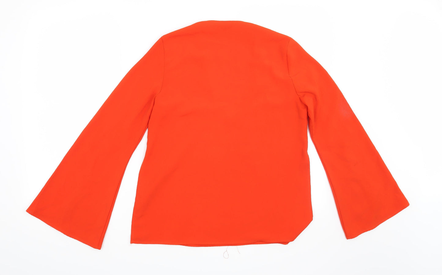Womens UK Size 4 Topshop Red Basic Blouse