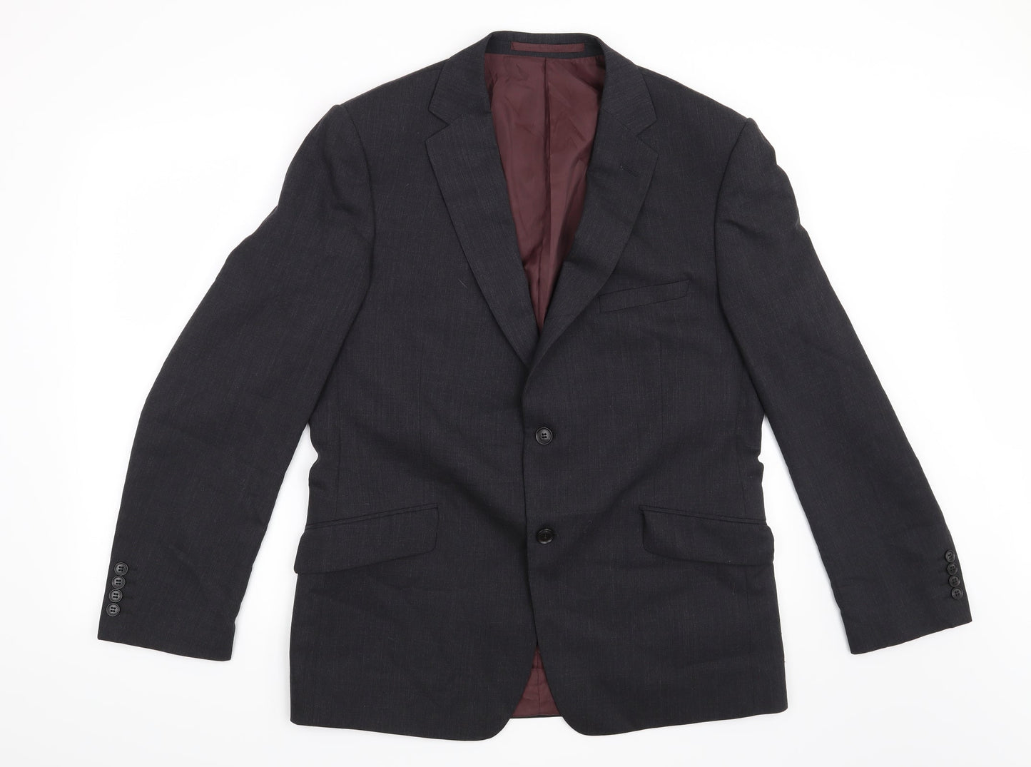 Mens UK Size 42 Marks and Spencer Regular Blue Suit Jacket