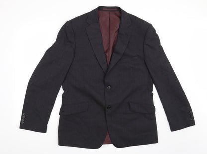 Mens UK Size 42 Marks and Spencer Regular Blue Suit Jacket