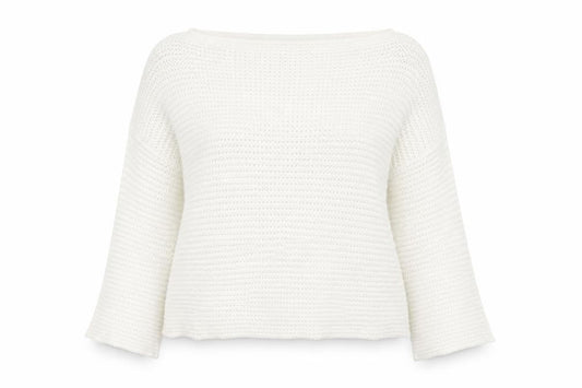 Pull & Bear Womens White   Pullover Jumper Size M
