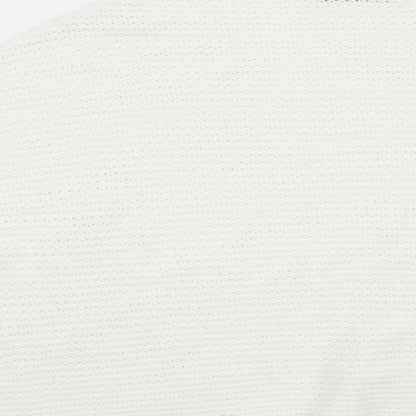 Pull & Bear Womens White   Pullover Jumper Size M