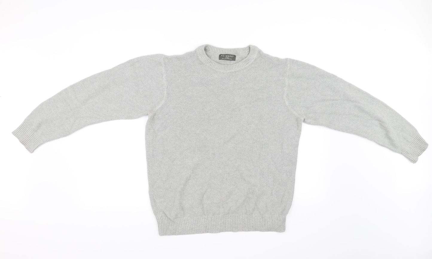 Primark Mens Grey   Pullover Jumper Size L