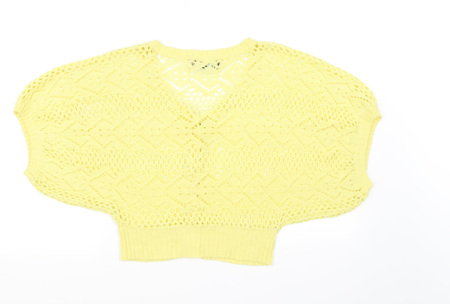 Tsega Womens Yellow   Cardigan Jumper Size L