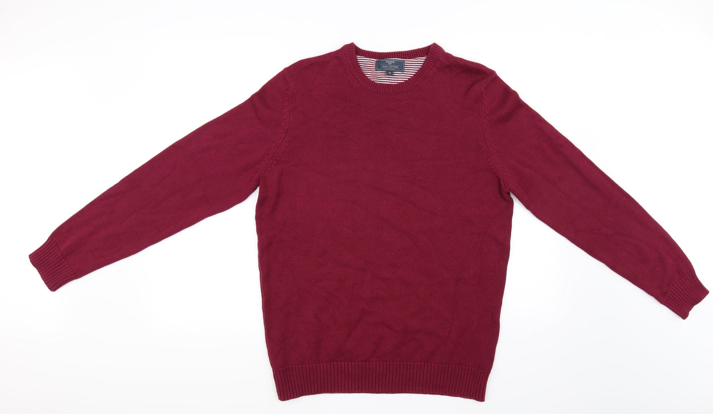 Atlantic Bay Mens Purple   Pullover Jumper Size M