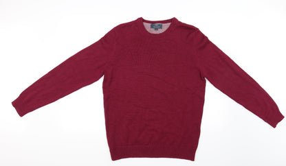 Atlantic Bay Mens Purple   Pullover Jumper Size M