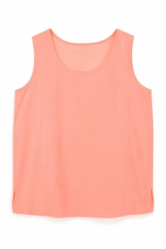 Womens UK Size 12 Classic Pink Basic Blouse