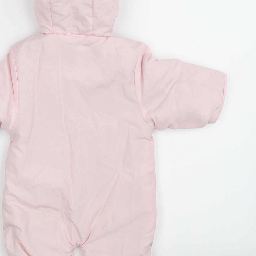 Babytown Girls Pink   Coverall One-Piece Size 3-6 Months