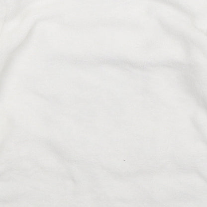 Primark Girls White  Fleece Pullover Sweatshirt Size 9-10 Years  - Minnie Mouse
