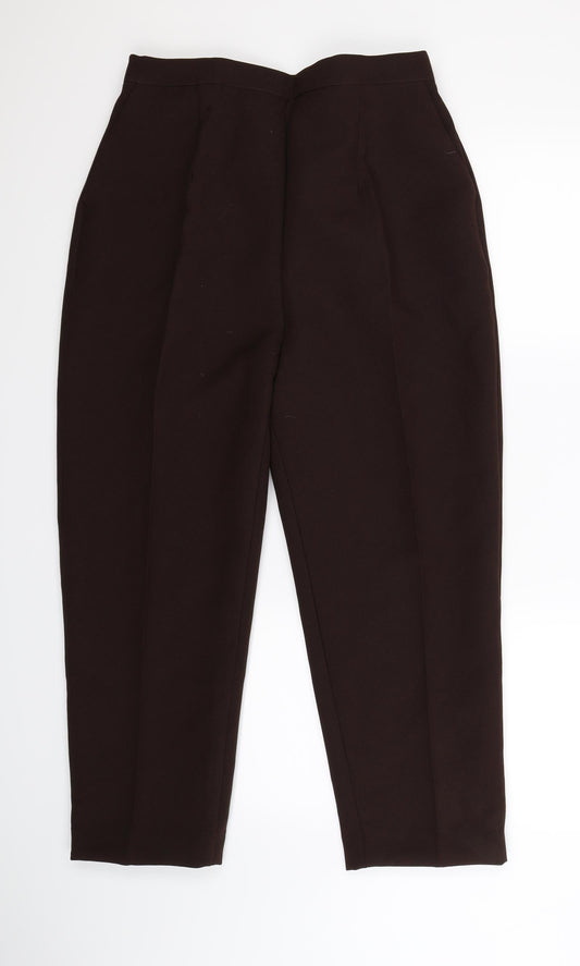 Womens UK Size 18 Preworn Regular Fit  Grey Trousers