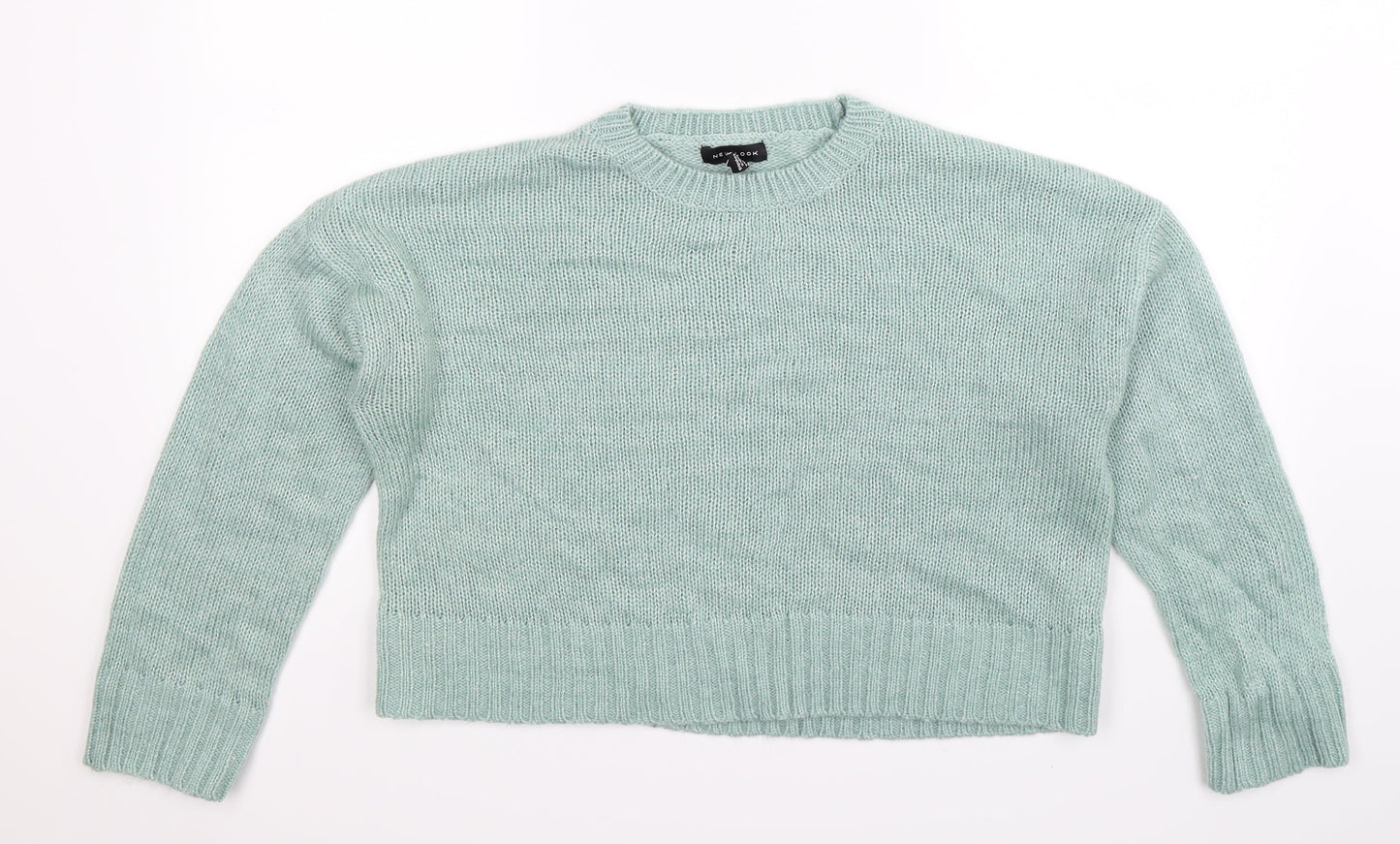 New Look Womens Green  Knit Pullover Jumper Size M