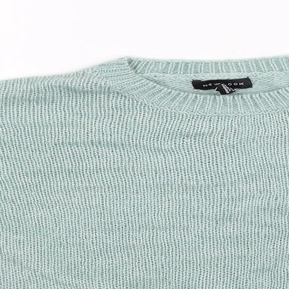 New Look Womens Green  Knit Pullover Jumper Size M