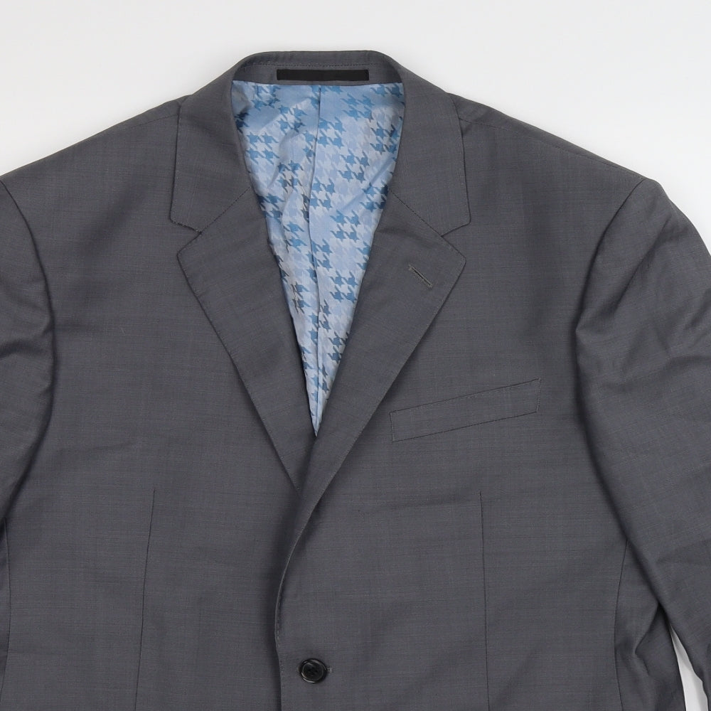 Marks and Spencer Mens Grey   Jacket Suit Jacket Size 42
