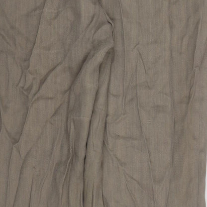 Paul Costelloe Womens Beige   Trousers  Size 16 L32 in