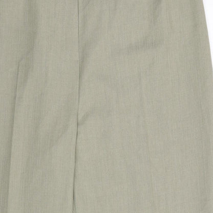 Womens UK Size 18 Marks and Spencer Regular Fit  Green Trousers