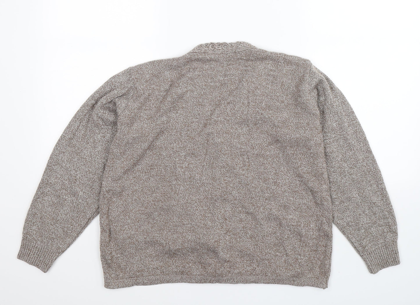 Merry Gold Womens Beige  Knit Cardigan Jumper Size S