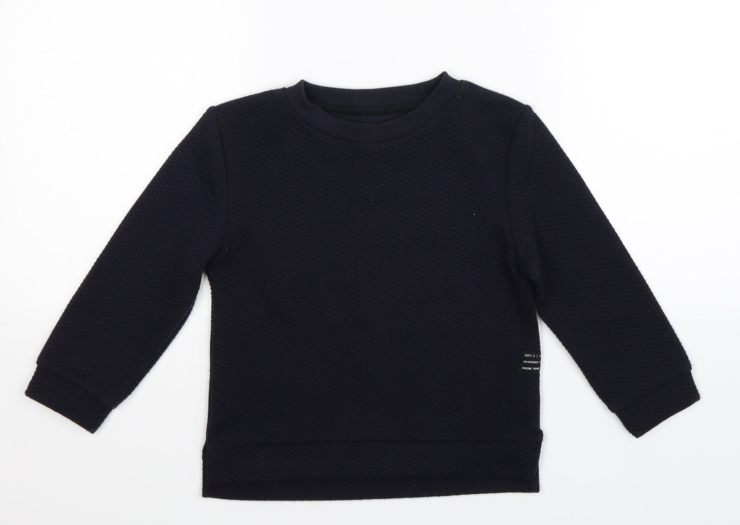 Primark Boys Blue   Pullover Sweatshirt Size 3-4 Years