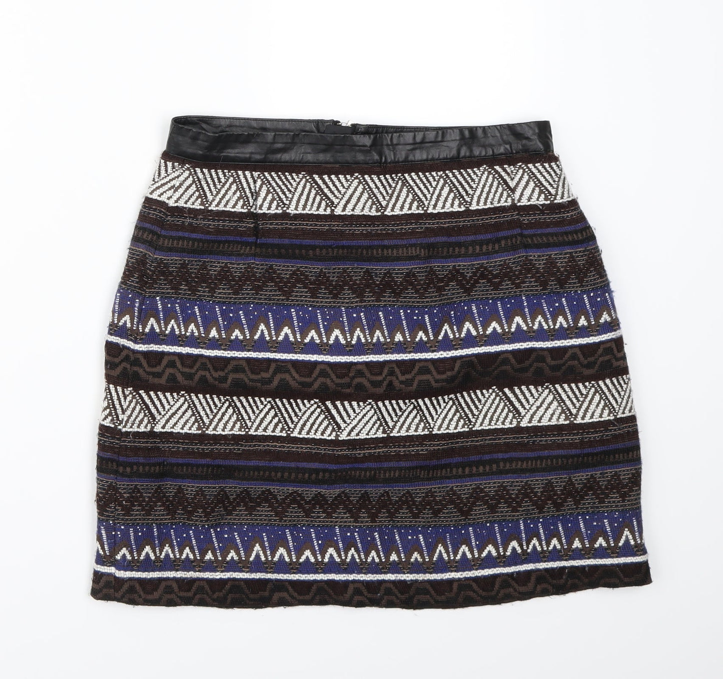 H&M Womens Brown   A-Line Skirt Size 8