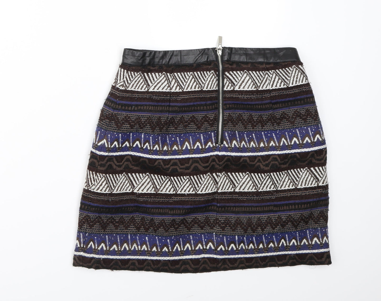 H&M Womens Brown   A-Line Skirt Size 8