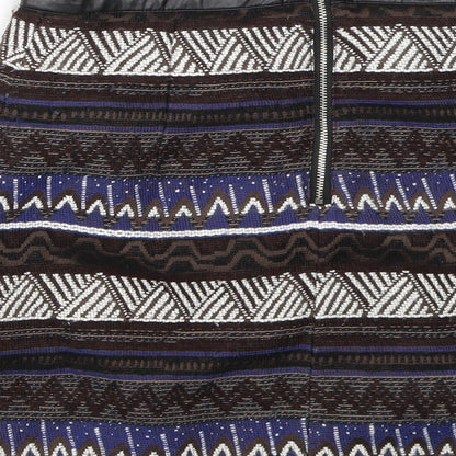 H&M Womens Brown   A-Line Skirt Size 8